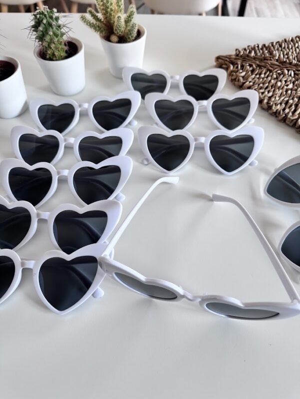 Pack de lunettes coeur